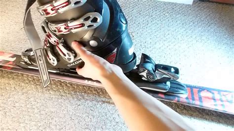 How To Adjust Ski Bindings To Boot Size Youtube