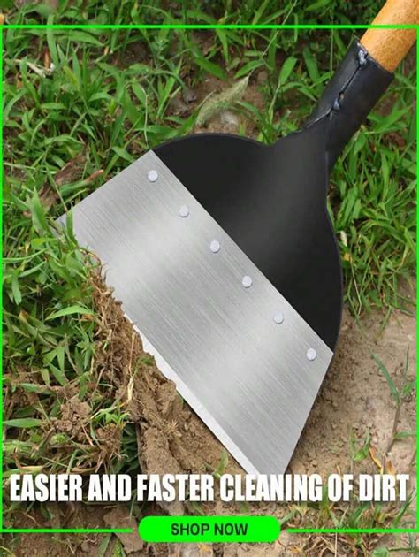 Multi Functional Outdoor Garden Cleaning Shovel Steel Flat Shovel Ice