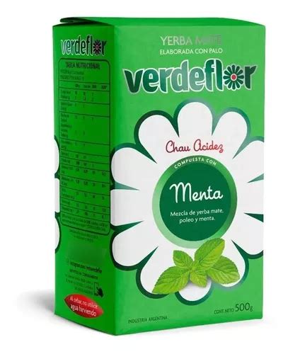 Oferta Yerba Mate Verdeflor Menta Y Poleo 500g Menos Acidez