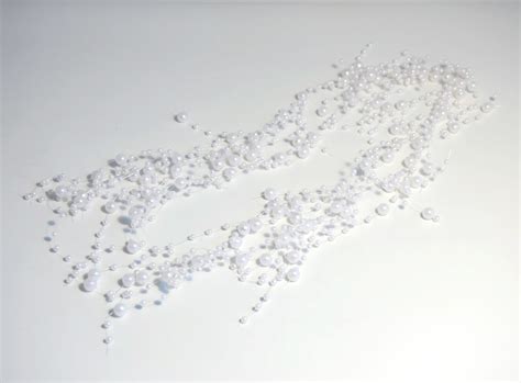 Garland Mixed Bead 18m White Occasions Bulk Groves And Banks