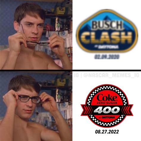 Nascar Memes On Twitter His Vision Is Supposed To Be Blurry With Glasses But You Get The Meme