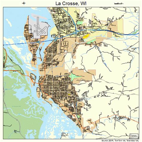 La Crosse Wisconsin Street Map 5540775