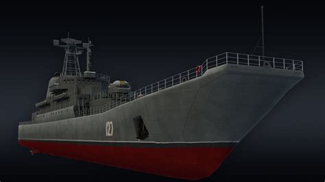 Landing Ship Llc Minsk Project 775 3d Model Cgtrader