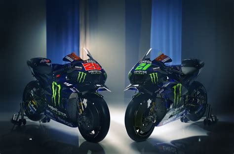 De 2023 Kleuren Van Het Monster Energy Yamaha MotoGP Team