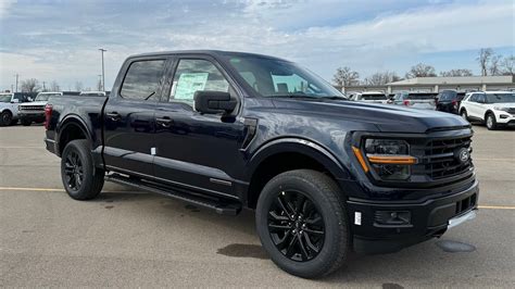 Ford F Xlt Powerboost In Anti Matter Blue With Black Appearance