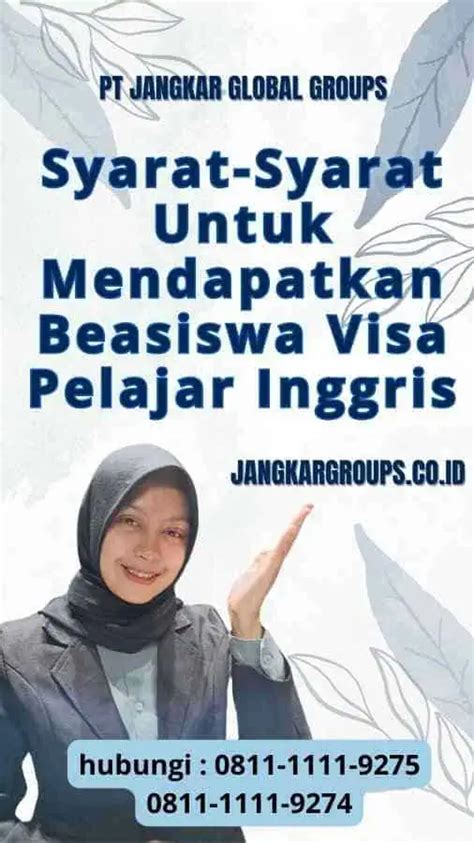 Beasiswa Visa Pelajar Inggris Kesempatan Belajar Di Inggris Jangkar