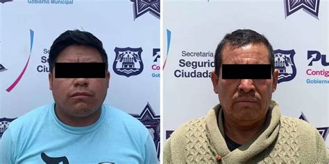 Policía Municipal De Puebla Detuvo A Dos Hombres Por El Delito De Robo