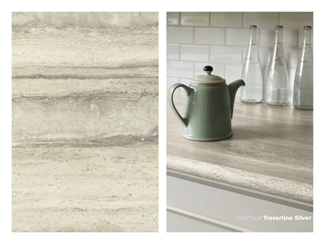 180fx® laminate - 3458 Travertine Silver on a kitchen countertop Replacing Kitchen Countertops ...