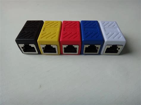 Универсальный соединитель RJ45 Cat5 8P8C, соединитель для удлинителя ...
