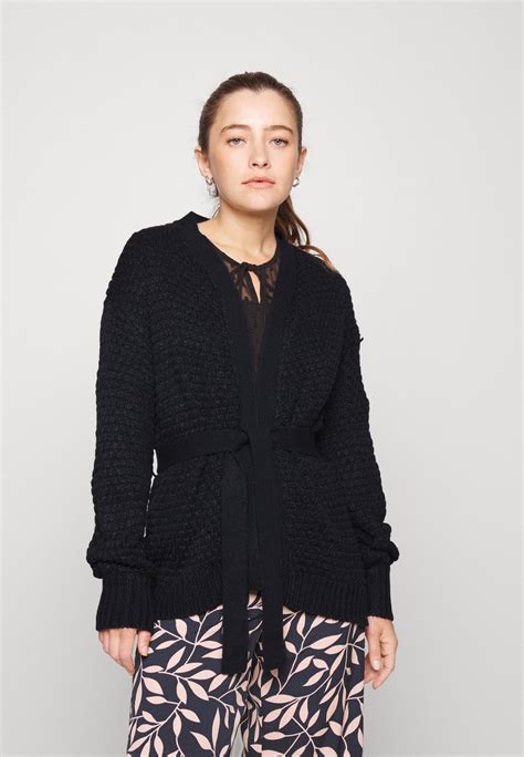 Vila Petite Viliomy Long Open Cardigan Cardigan Black Zalandoie