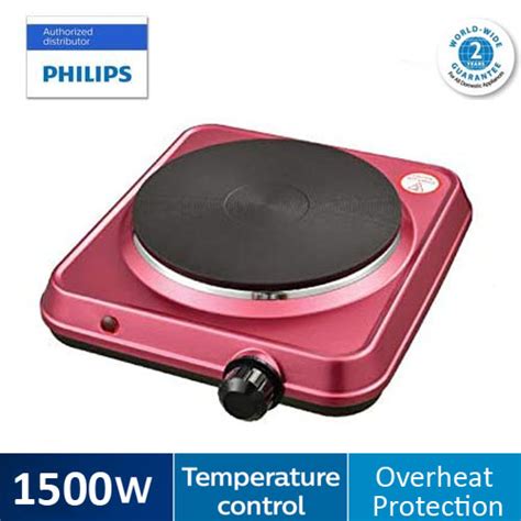 Philips Electric Single Burner Hot Plate Red Electronica Pakistan