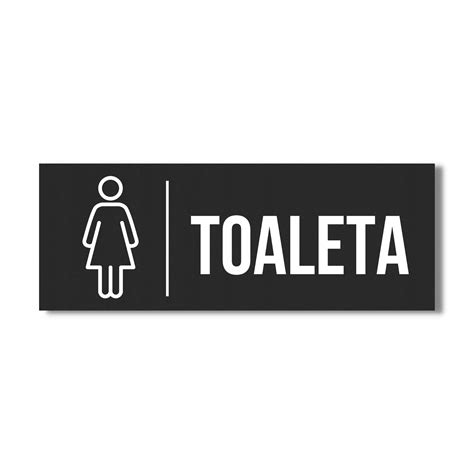 Tabliczka Tablica Toaleta Damska Wc X Cm Modern Piktogram Elegancka