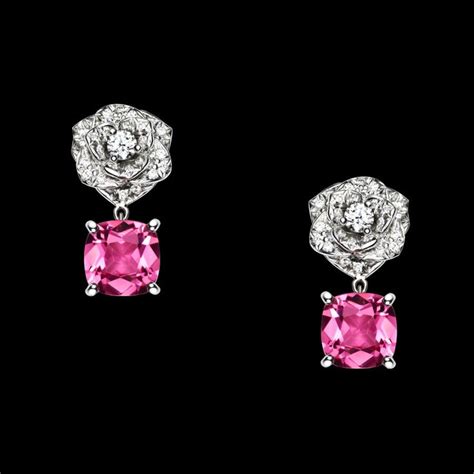 White Gold Tourmaline Diamond Earrings Piaget Luxury Jewellery Gold