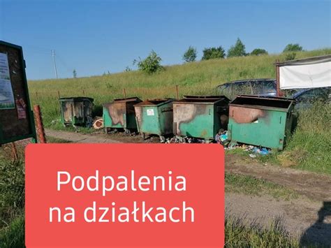 Podpalenia na Ogrodach Działkowych Przyszłości w Gołdapi