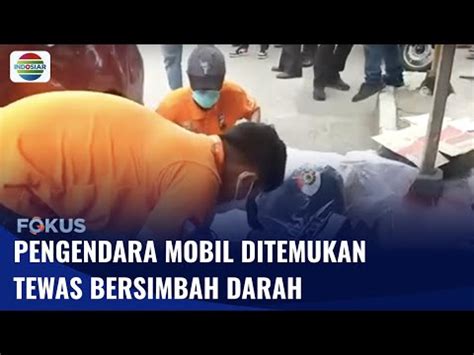 Pengendara Mobil Tewas Bersimbah Darah Di Samping Mobil Yang