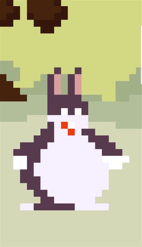 Big Chungus Pixel Art Grid