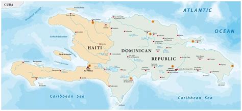 Haiti Map Dominican Republic - MarcusCathcart