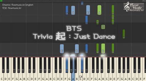 방탄소년단 Bts Trivia 起 Just Dance Piano Tutorial 피아노 배우기 Youtube