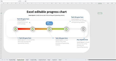 Progress Chart Excel Editable Template - Etsy