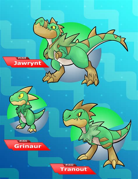 Fakemon Jaw Trap Dinosaur In 2020 Pokemon Pokemon Breeds