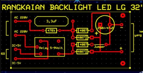 Panduan Lengkap Skema Rangkaian Backlight TV LED Dan Cara Mengukurnya