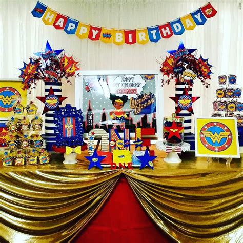 Wonder Woman 1st Birthday Party Confettiicouture On Instagram “it