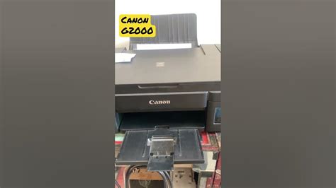 Canon G2000 How To Manual Nozzle Check And Deep Cleaning Shorts Youtube