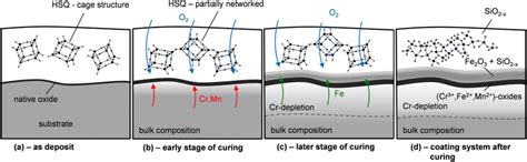 Schematic Drawing Of Coatingsubstrate Interface Formation A