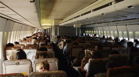 Swissair 747 Economy Cabin Aircraft Interiors Airplane Interior