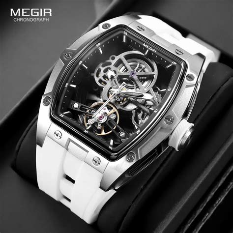 MEGIR 2242 Mechanical Watch For Men Fashion Military Sport Analog