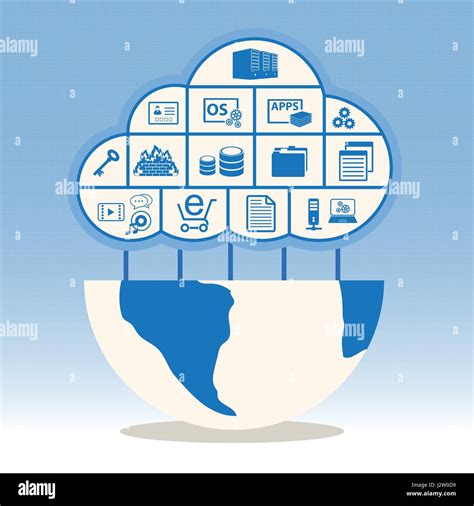 Big Data Cloud Computing Concept Stock Vector Image And Art Alamy