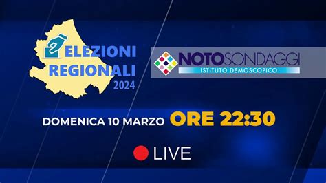 Elezioni Regionali Lo Spoglio In Diretta Su Rete Con Gli Exit Poll Di