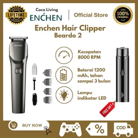 Jual Coco Living Enchen Beardo Smart Cordles Alat Pencukur Rambut