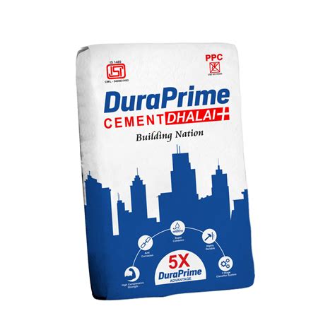 5X Dura Prime PPC Cement Packaging Size 50 Kg At Rs 350 In Nagaon