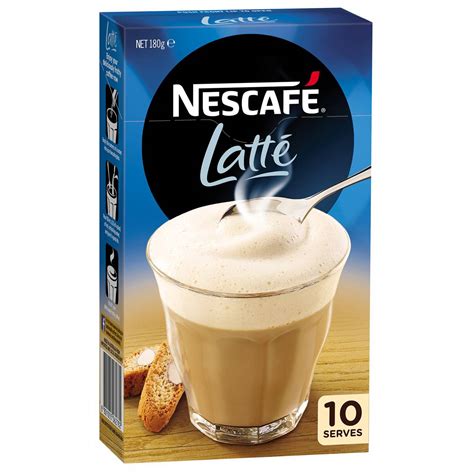 Nescafe Coffee Mixer Sachets Latte Pack Woolworths