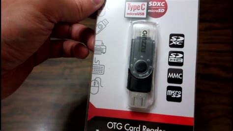 Карт-ридер Ginzzu OTG USB Type-C/MicroUSB/USB2.0/SD/microSD GR-325B ...