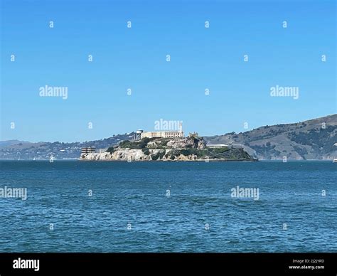 Alcatraz island in San Francisco Bay, San Francisco, California, USA ...