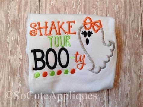 Items Similar To Embroidery Design 5x7 6x10 Halloween Applique Ghost