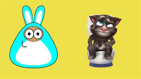 Pou Vs El Gato Tom Pou Se Viste De Gato Para Jugar Con TOM YouTube