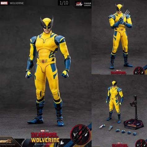 Original Zd Toy Articulado Deadpool Wolverine Marvel Action Figure