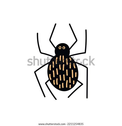 Vector Black Spider Clip Art Hand Stock Vector (Royalty Free ...