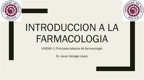 Introducción a la farmacología Javier Veizaga uDocz