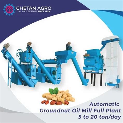 Oil Processing Machine Fully Automatic Flexseed Oil Mill Plant Chetan