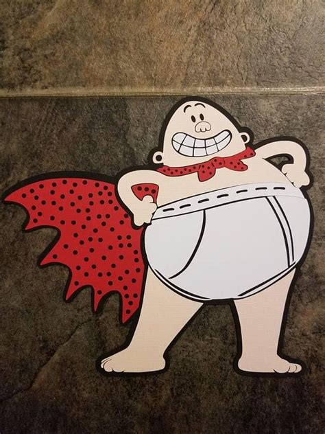 Captain Underpants Birthday Captain Underpants Decorations Diecut Cardstock 11 Captain