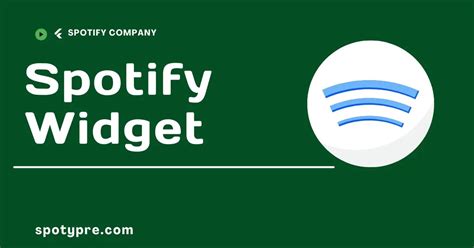 Enhance Your Music Experience With The Spotify Widget