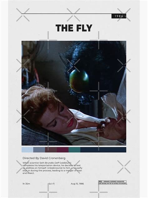 "The Fly movie poster 1986, The Fly sci-fi " Poster for Sale by LifeOnTheStage | Redbubble