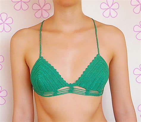 1 Bikini Top Patrones GRATIS 4 Paquete De Patrones De Tops Bikini De Ganchillo Sexy Tops