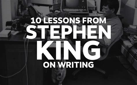 10 Lessons From Stephen King On Writing - Josh Steimle