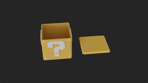 Super Mario Question Mark Box By Level Up Makerworld