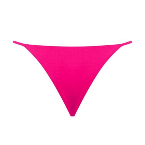 Hot Pink String Bikini Bottoms